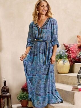 NWT Soft Surroundings maxi dress size small